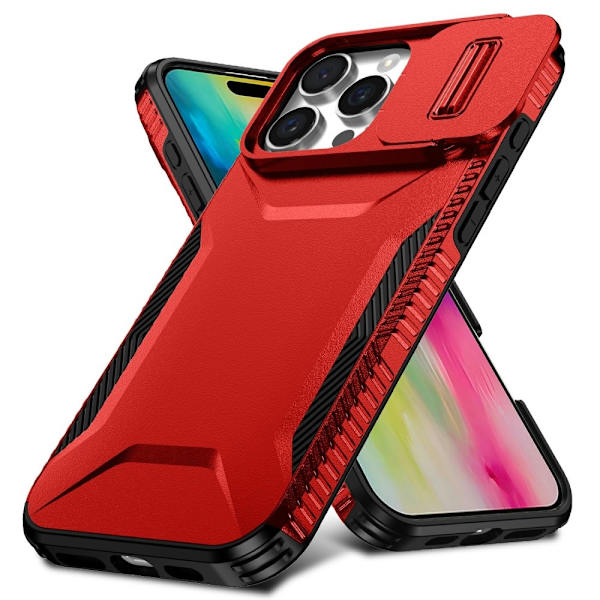 iPhone 16 Pro Skal CamShield Hybrid Röd