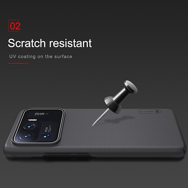 Xiaomi Mi 11 Ultra - NILLKIN Frosted Shield Skal - Svart Svart