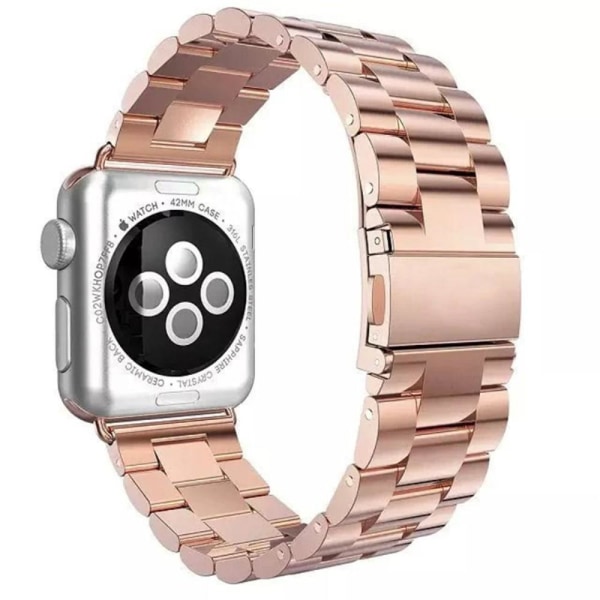 Lyxigt Metallarmband Apple Watch 42/44/45/49 mm Roséguld Roséguld Roséguld