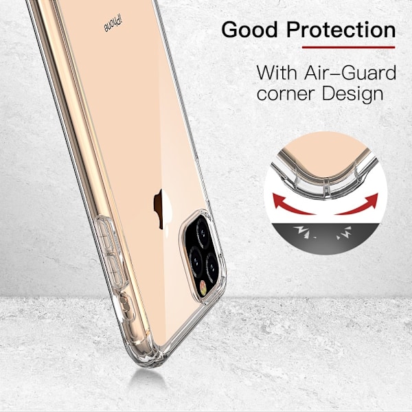 iPhone 11 Pro Max - Shockproof TPU Skal - Transparent