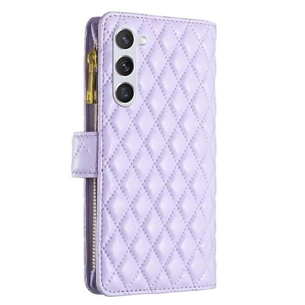 BINFEN Galaxy S24 Fodral Diamond Multifunktionell Lila