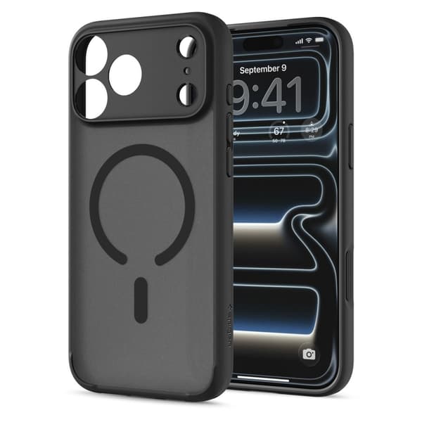 Spigen iPhone 18 Pro / 17 Pro Skal MagSafe Ultra Svart