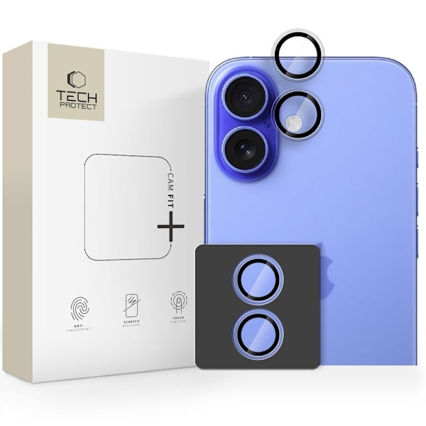 Tech-Protect iPhone 17 Linsskydd CamRing Fit+ Transparent