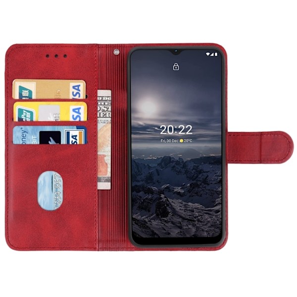 Nokia G11 / G21 Fodral Läder Röd