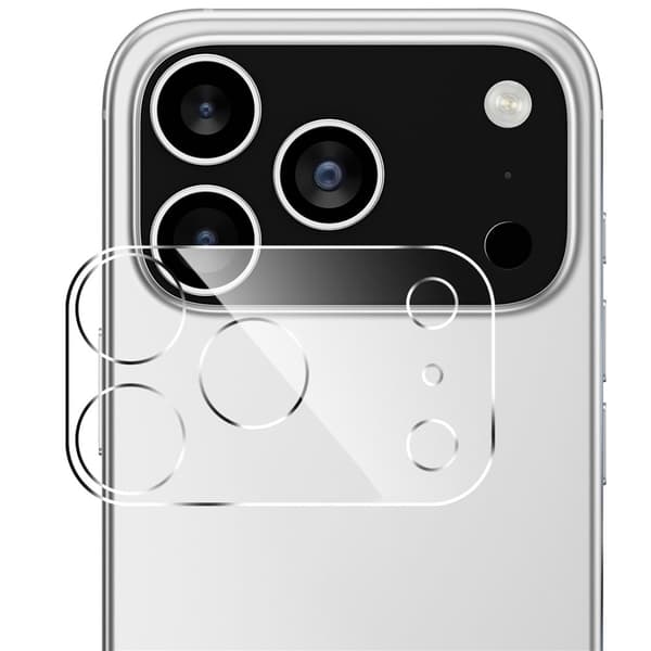 iPhone 17 Pro Linsskydd Härdat Glas Transparent