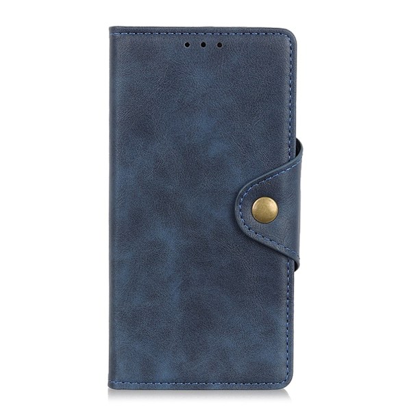 Samsung Galaxy S22 Plus Fodral Magnetisk Mässing Blå