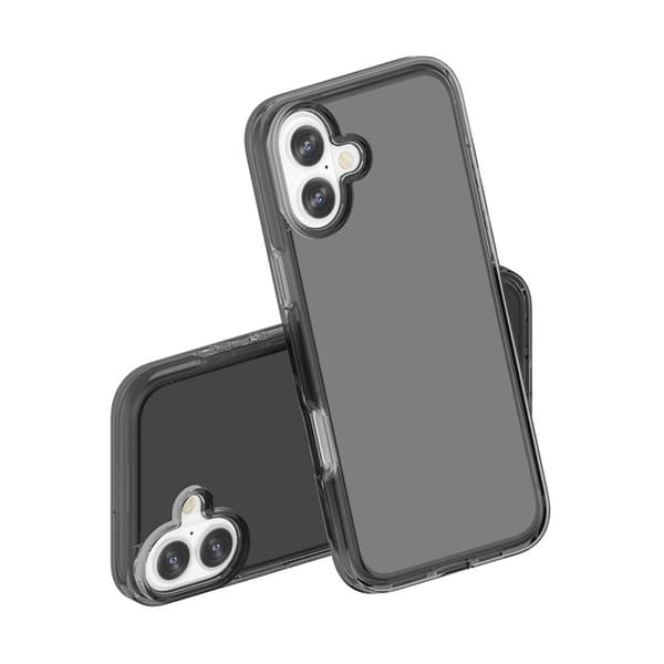 iPhone 17 Skal Shockproof Hybrid Tonad Grå