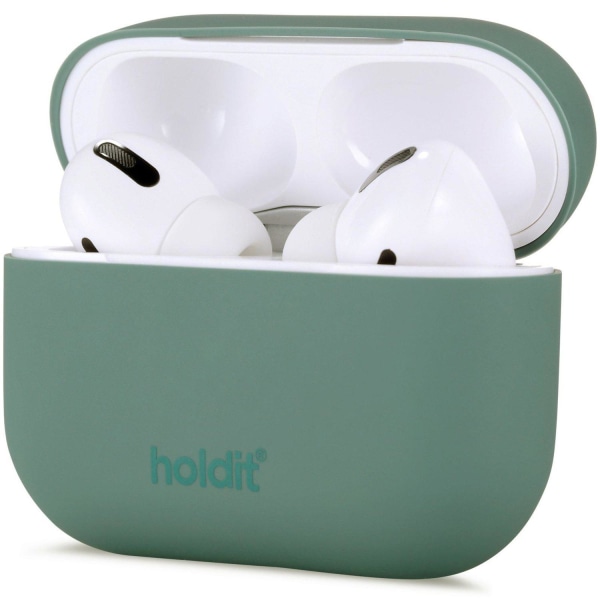 holdit Silikonfodral AirPods Pro Nygård - Moss Green Moss Green