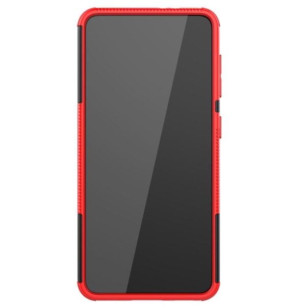 Samsung Galaxy S21 - Ultimata Stöttåliga Skalet med Stöd - Röd Red Röd