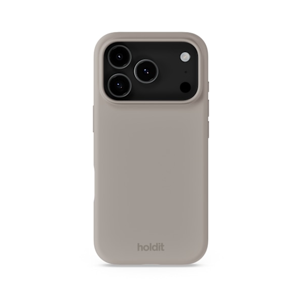 holdit iPhone 17 Pro Mobilskal Silikon Taupe