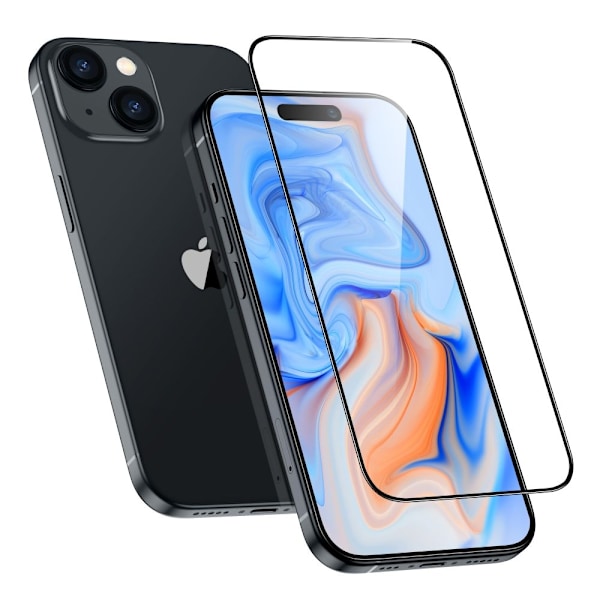 ESR iPhone 15 Plus Skärmskydd Armorite Härdat Glas Svart