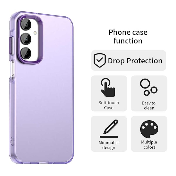 Samsung Galaxy A36 5G/A56 5G Skal Hybrid Matt Lila