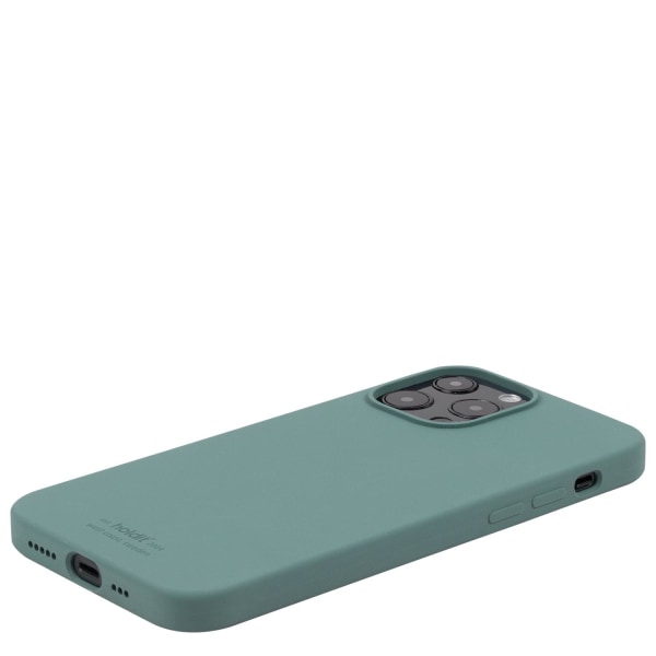 holdit iPhone 13 Pro Max - Mobilskal Silikon - Moss Green Moss Green