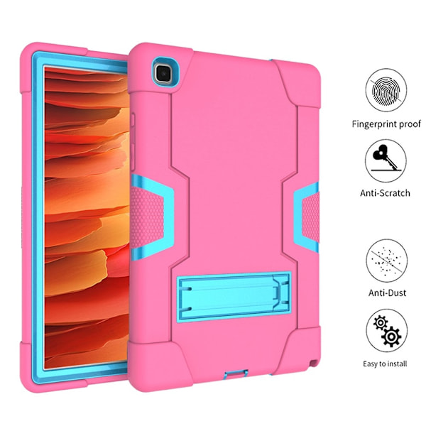 Samsung Galaxy Tab A7 10.4 Skal Shockproof Hybrid Med Kickstand Rosa/Blå