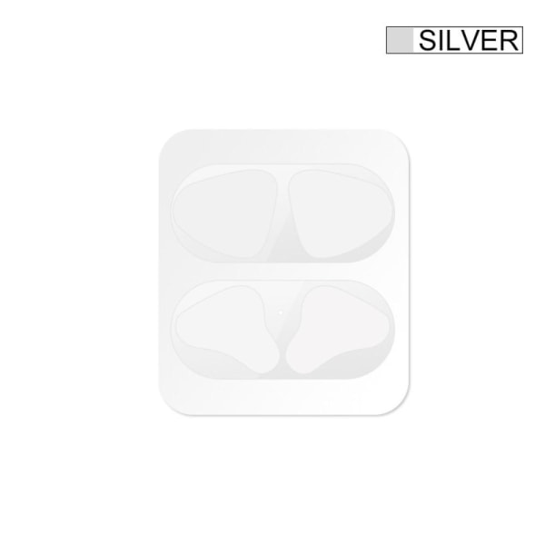 Dammskydd Till AirPods - Silver Silver Silver