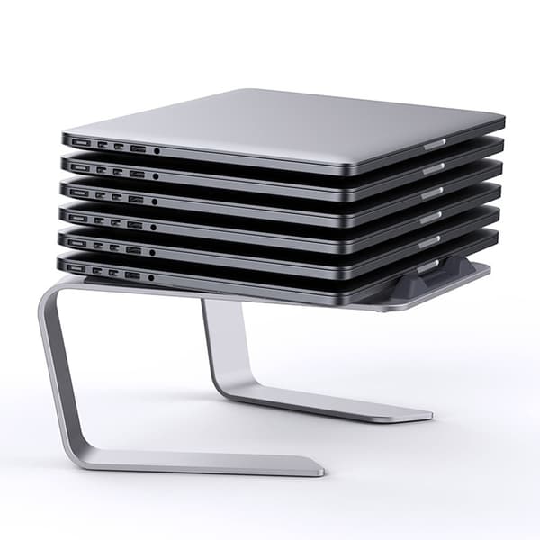 BONERUY Laptop Stativ Silver