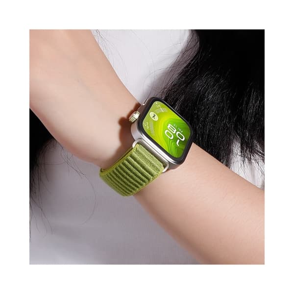 Galaxy Watch 8 46/44/40 mm Armband Nylon Loop Blå