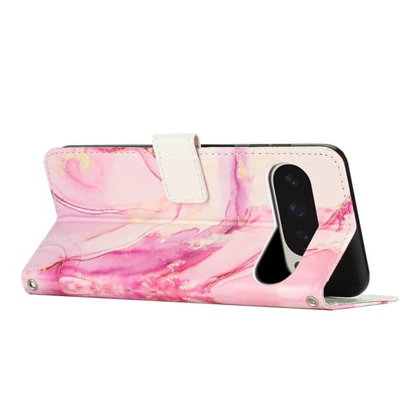 Google Pixel 10 Pro XL / 9 Pro XL Fodral Marmor Roséguld