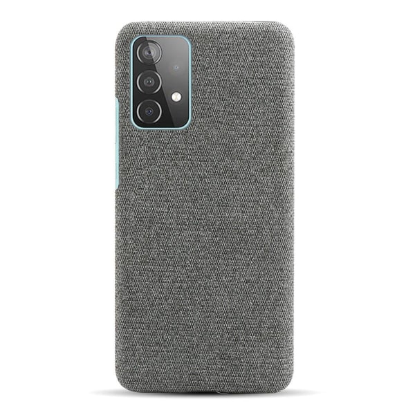 Samsung Galaxy A52 / A52s - KSQ Tygbelagt Textur Skal - Grå Grey Grå