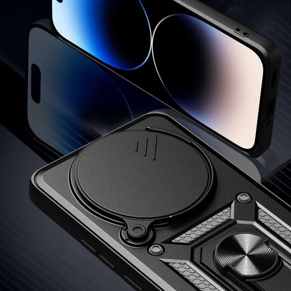 Tech-Protect Redmi Note 14 Pro 5G Skal CamShield Pro Svart