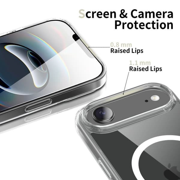 Tech-Protect iPhone Air Skal MagSafe FlexAir Hybrid Transparent