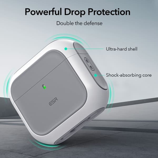 ESR AirPods 4 Skal MagSafe Orbit HaloLock Vit