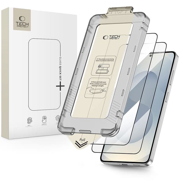 Tech-Protect Galaxy S26 Plus 2-PACK Skärmskydd QuickSet+ Härdat Glas