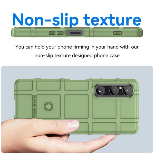 Sony Xperia 1 V Skal TPU Robust Grön