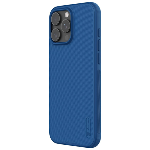 NILLKIN iPhone 16 Pro Skal MagSafe Frosted Shield Pro Blå