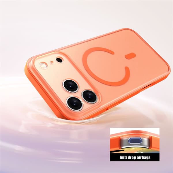 iPhone 17 Pro Skal MagSafe Skin Feel Frosted Grå