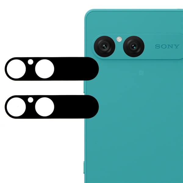 Sony Xperia 10 VII 2-PACK Linsskydd Härdat Glas Svart