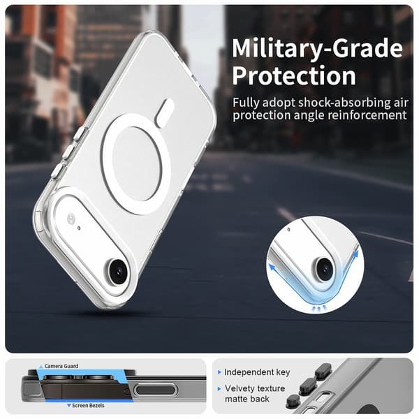 iPhone Air Skal Magsafe Hybrid Vit