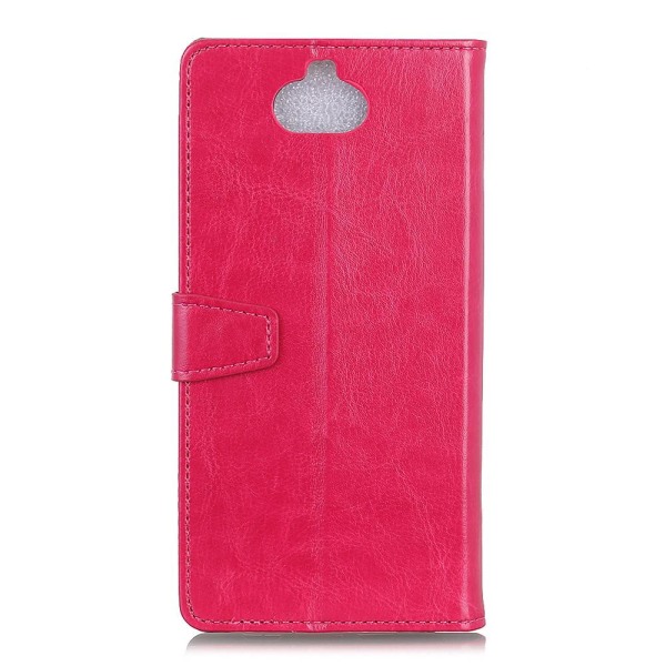 Sony Xperia 10 - Plånboksfodral Crazy Horse - Rosa Pink Rosa