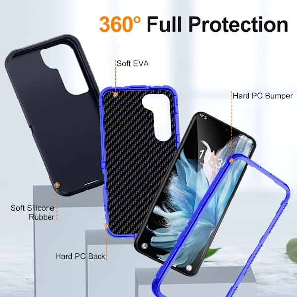 Galaxy S25 Plus / S24 Plus Skal Xtreme Shockproof Blå