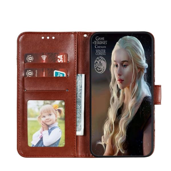 Huawei P40 - Mandala Plånboksfodral - Brun Brown Brun