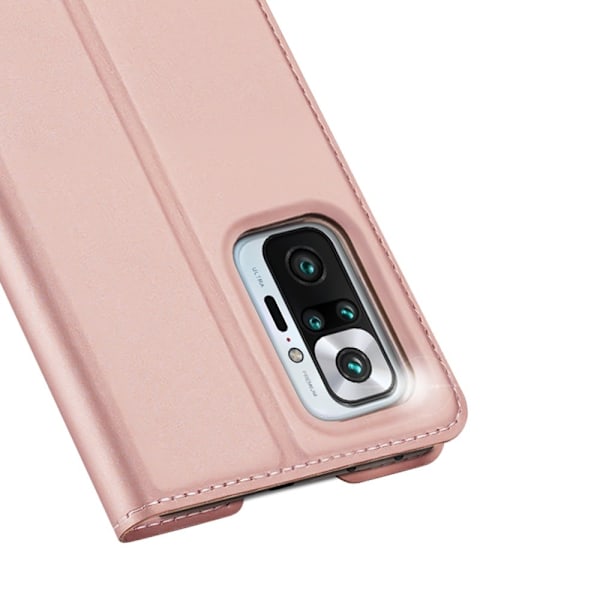 Xiaomi Redmi Note 10 Pro - DUX DUCIS Skin Pro Fodral - Roséguld Roséguld