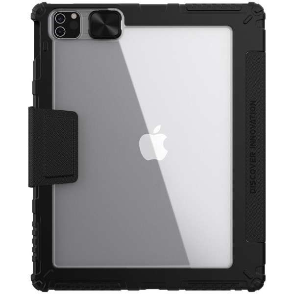 iPad Pro 12.9 (2020/2021) - NILLKIN CamShield Shockproof Tri-Fold Fodral - Svart Svart