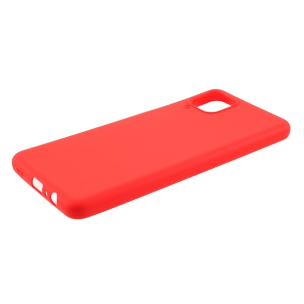 Samsung Galaxy A12 - Matt TPU Skal - Röd Red Röd