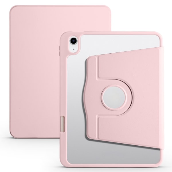 iPad Air 13 2025/2024 Fodral Hybrid Rotation Pennhållare Rosa