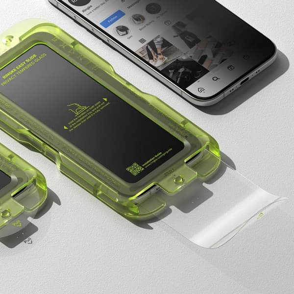 Ringke iPhone Air 2-PACK Easy Slide Skärmskydd Härdat Glas