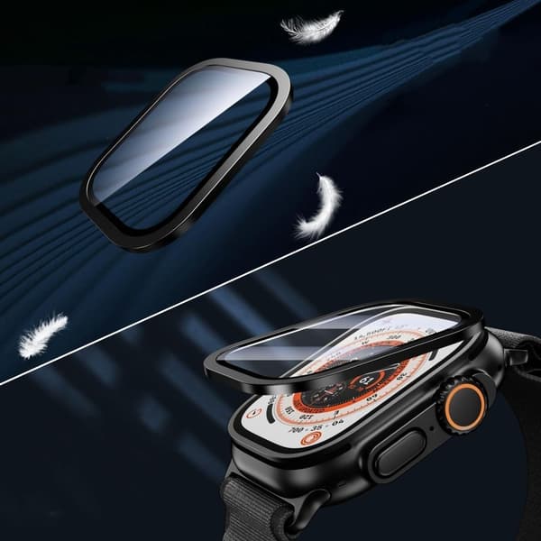 Tech-Protect Apple Watch 1 / 2 49 mm 2-PACK Skärmskydd Titanium