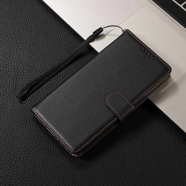 OnePlus Nord CE5 Plånboksfodral Läder Svart
