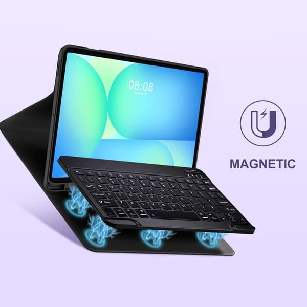 Tech-Protect Galaxy Tab S10 FE Plus Fodral SC Tangentbord Svart