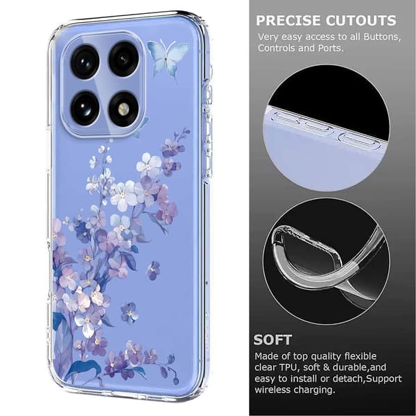 OnePlus 15 Skal TPU Med Tryck Blommor
