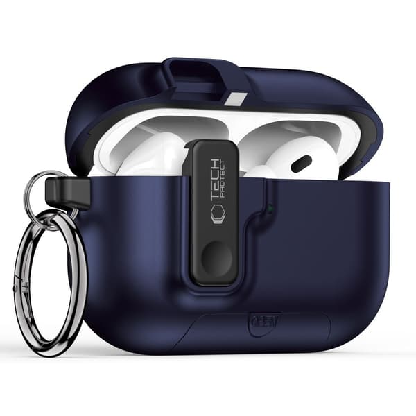 Tech-Protect AirPods Pro 3 Skal Slim Hook Navy Blue
