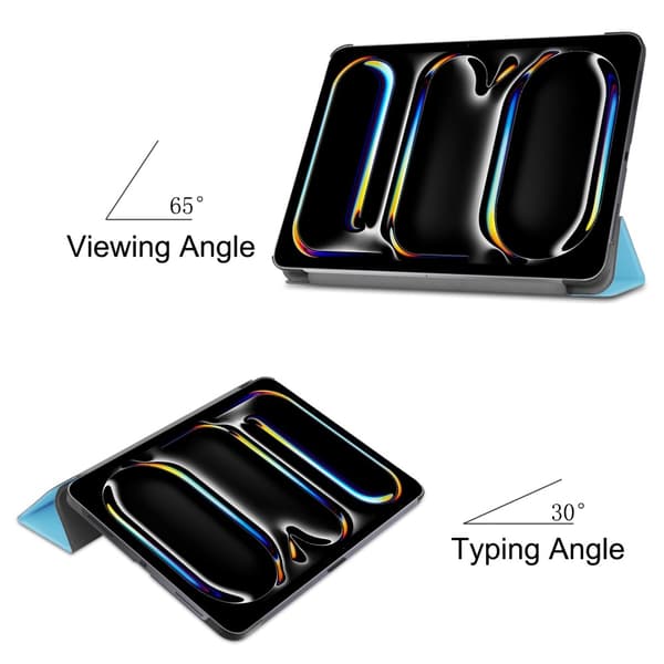iPad Pro 11 2025/20244 Fodral Tri-Fold Blå