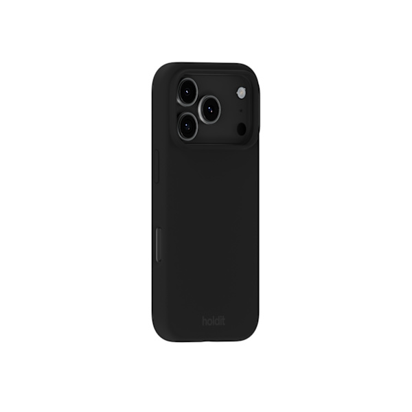 holdit iPhone 17 Pro Mobilskal Silikon Svart