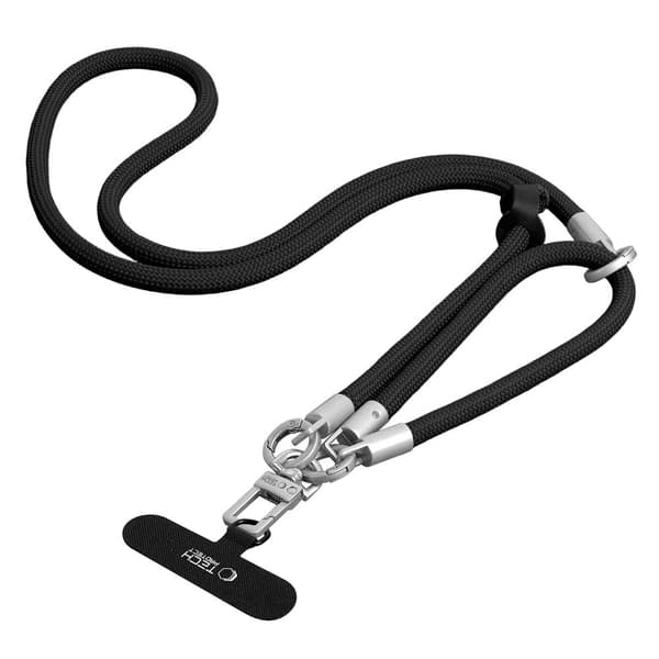 Tech-Protect Mobilsnöre CrossBody & Wrist Rope Svart