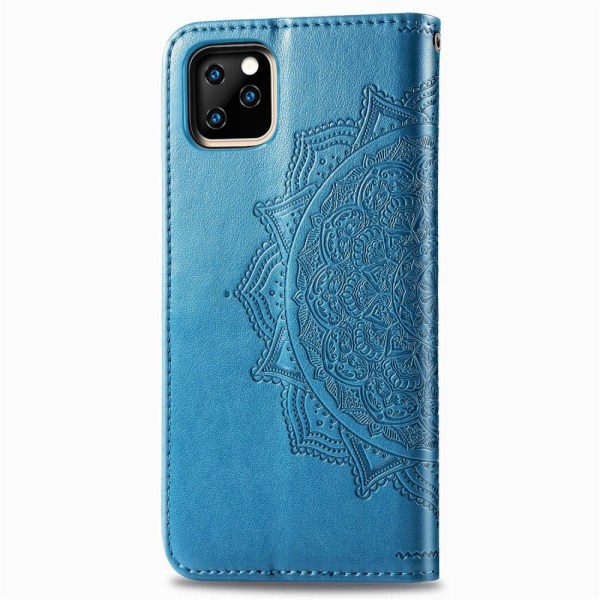 iPhone 11 - Plånboksfodral Mandala - Blå Blue Blå