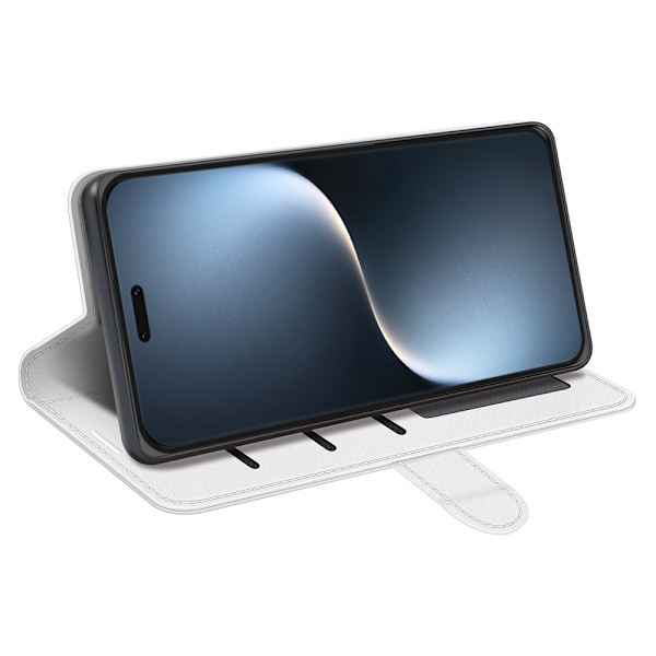 Honor Magic7 Pro Fodral Crazy Horse Läder Vit